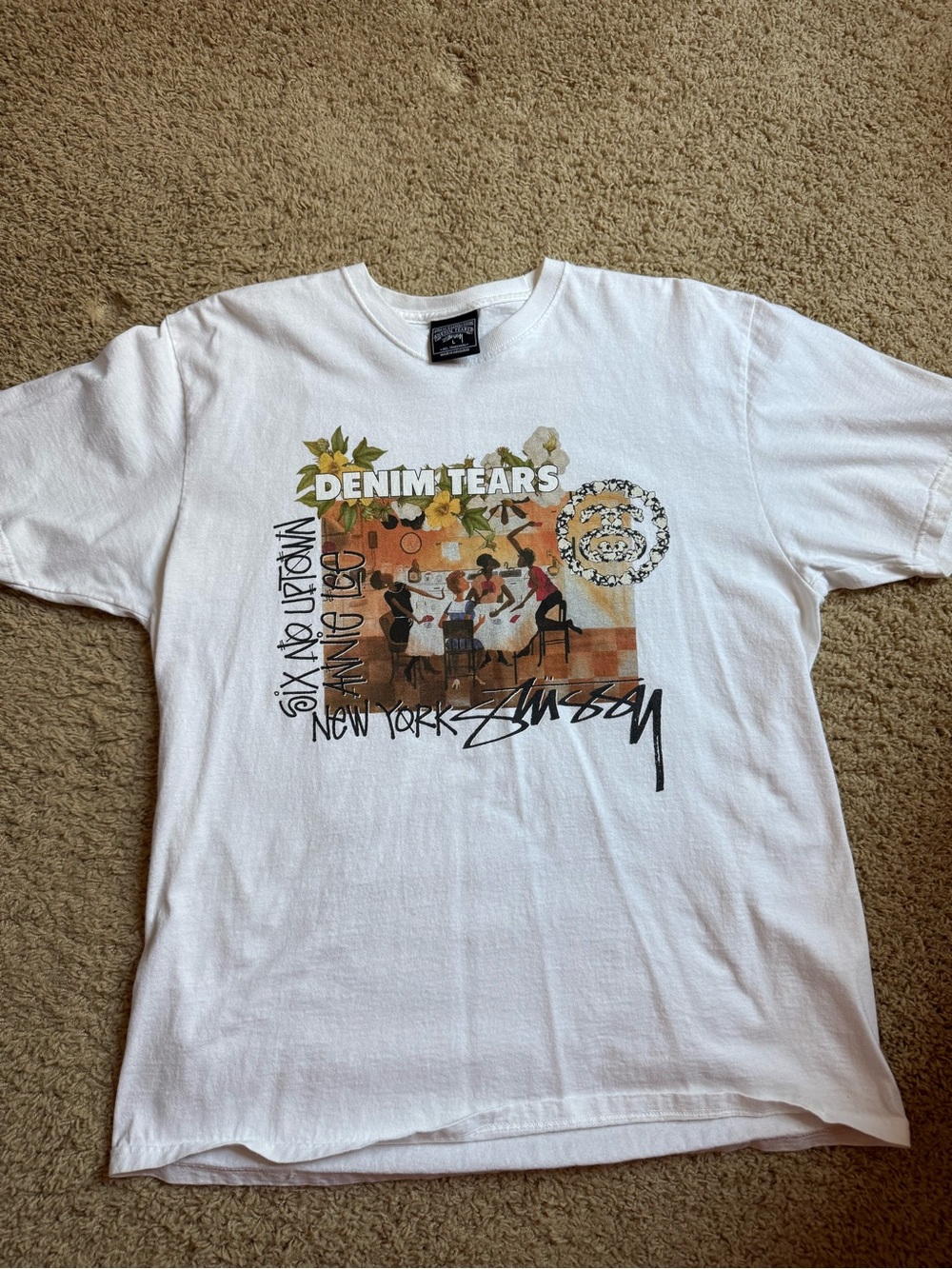 Stüssy x Denim Tears Annie Lee Tee.